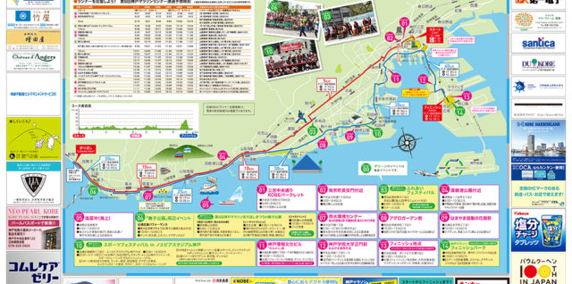 第8回神戸マラソン 沿道応援マップ 画像小