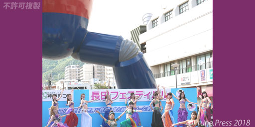神戸まつり 2018 長田フェスティバル ベリーダンス 画像